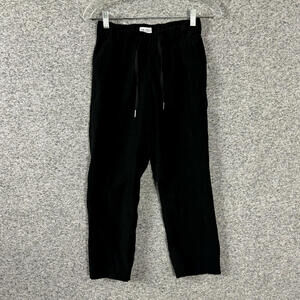 Lululemon Women's Size 2 Black On The Fly Crop 23" Drawstring Woven Pants